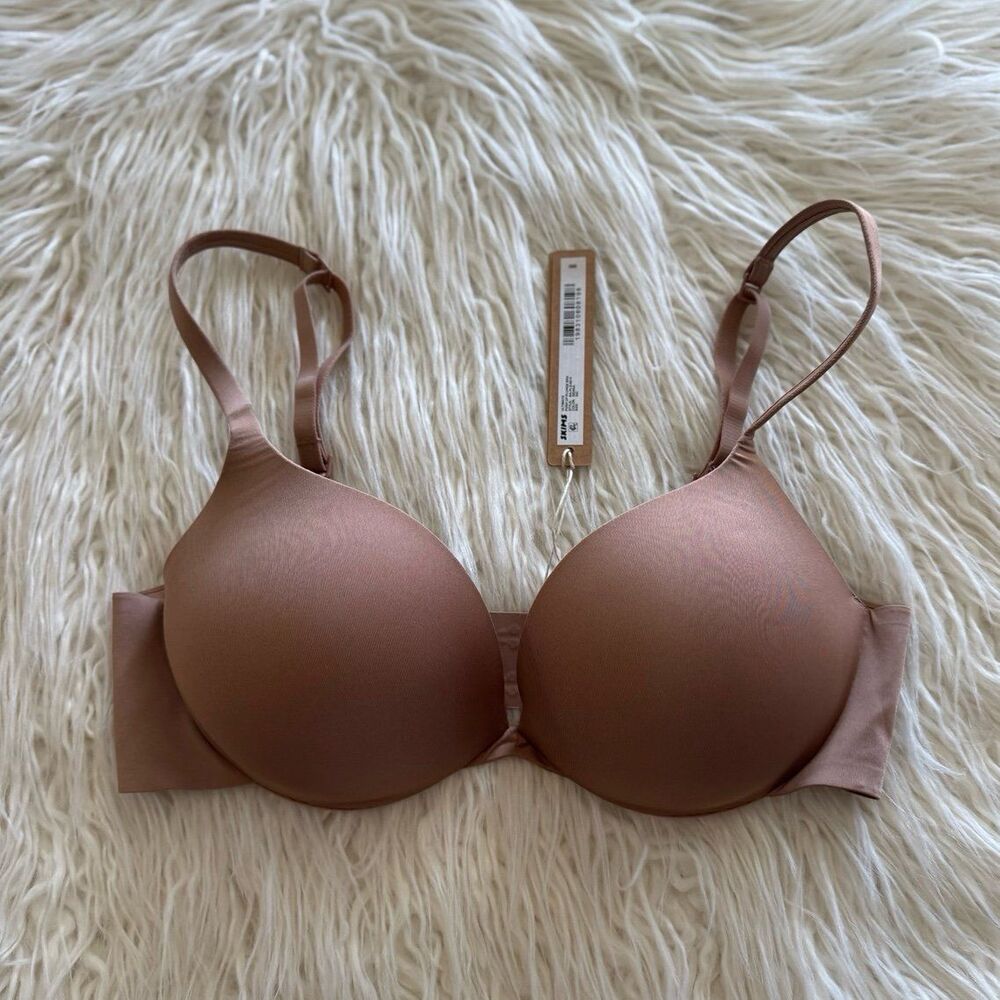 Skims Ultimate Push up Plunge Bra Sienna Size 32C
